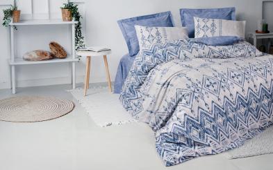 4 piese 200/220 cm; Ranforce 100 % Bumbac Lenjerie de pat Cleo 4 piese 200/220 cm; Ranforce 100 % Bumbac